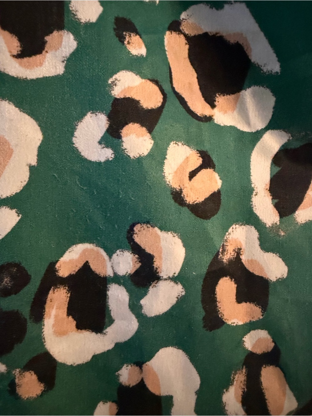 House of Harlow 1960 x Revolve Green Animal Print Wrap Blouse - Shoulder Pads - Picture 4 of 9